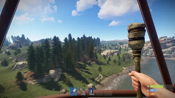 A Rust gameplay screenshot